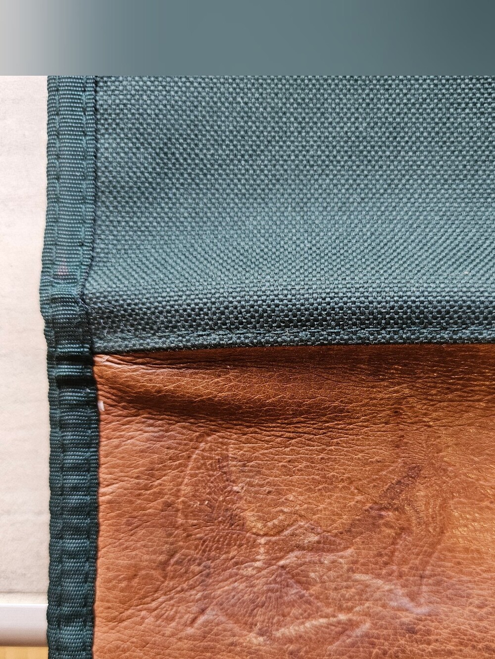 John Weitz Leather & Canvas Wallet